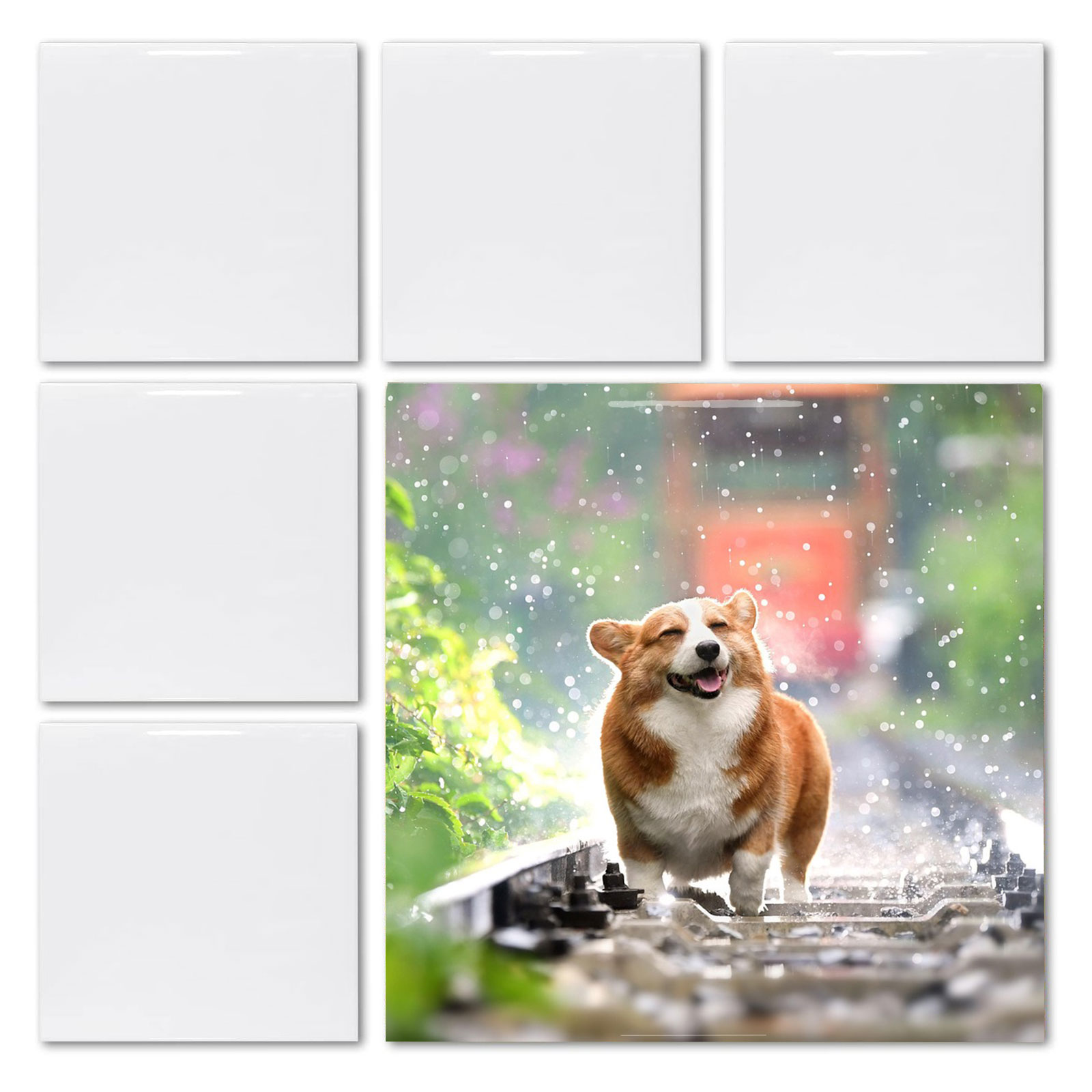 Ceramic Tile Blank - 20 adet 4.25